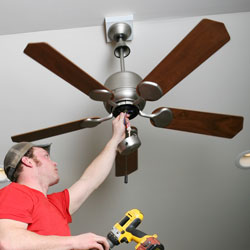 installing a ceiling fan