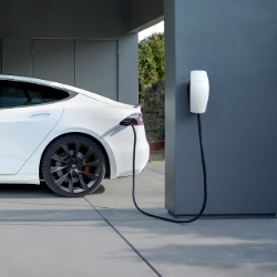 Tesla home charging station